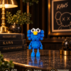 5 Конструктор KAWS синий из микроблоков, конструктор для взрослых